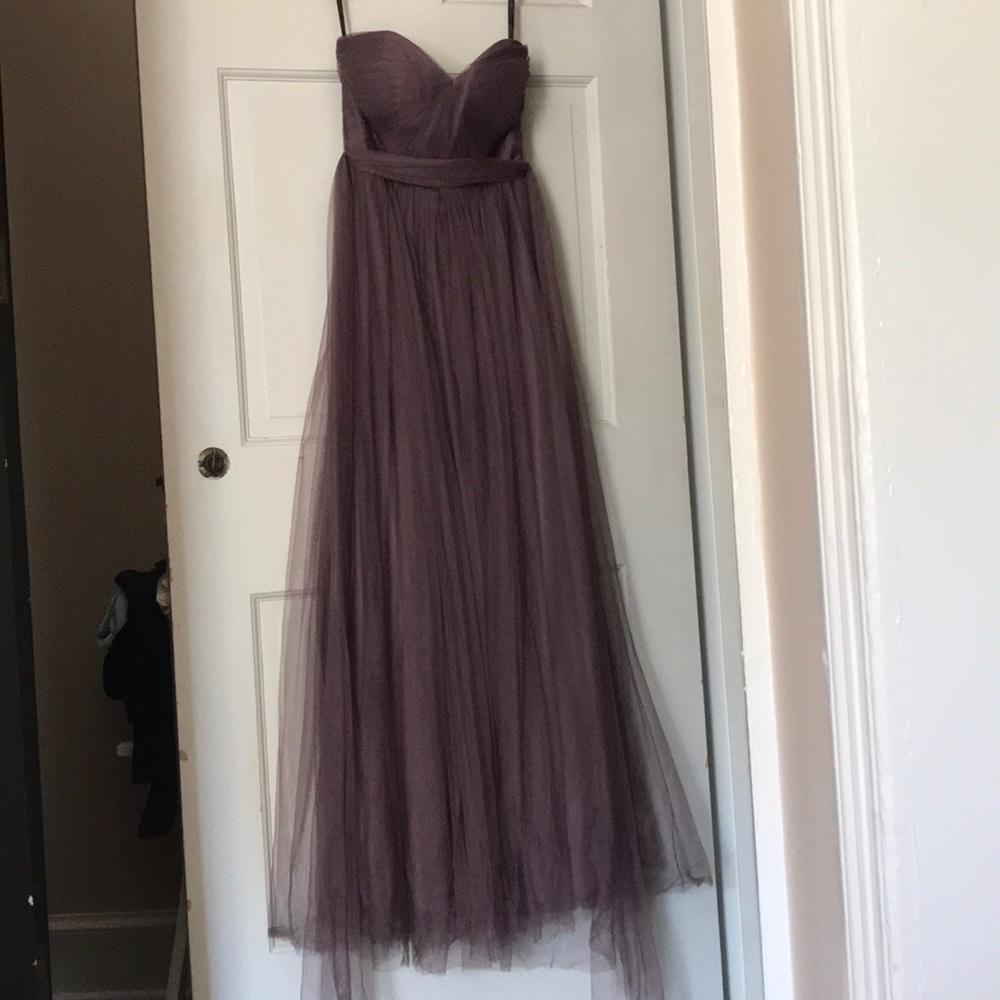 BHLDN Plum Dress